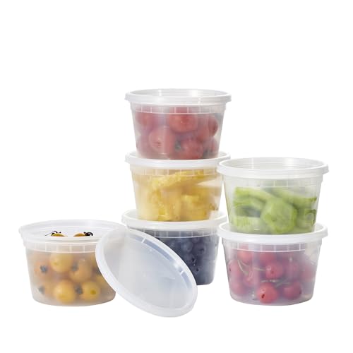 FULING 16 oz. Plastic Deli Containers (Top Rated)