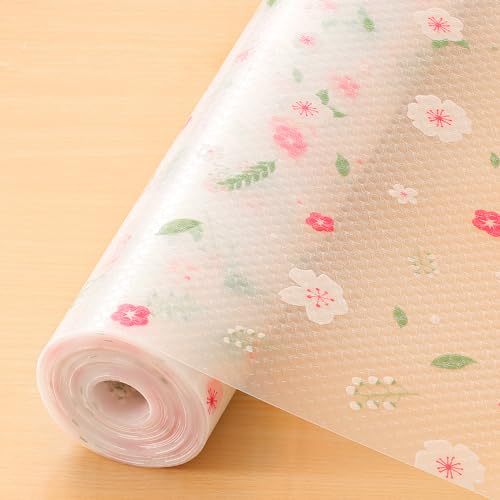 Cooyes Shelf Liner  Premium Non-Adhesive Cabinet & Drawer Liner for Kitchen  Waterproof Shelf Paper with Modern Pattern  Durable EVA Cabinet Mat  Easy to Cut