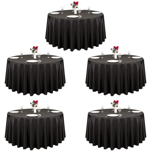 LTC LINENS 120" Round (Black)