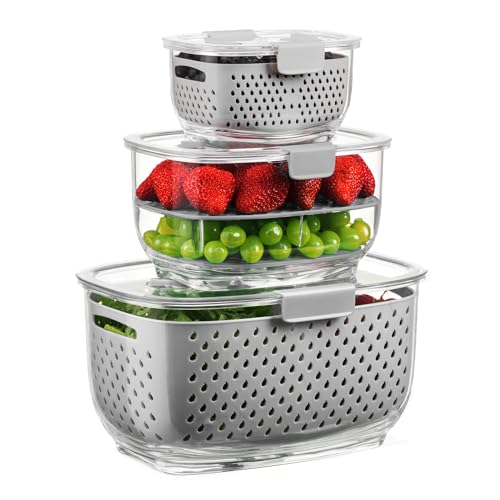 LUXEAR Fresh Produce 3-Piece (Gray)