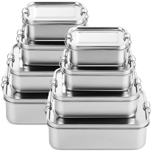 Umigy 8 Pcs Stainless Steel (4 Sizes)