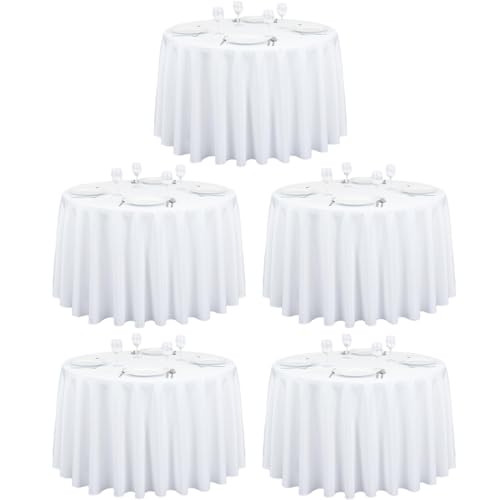 LTC LINENS 108" Round (White)
