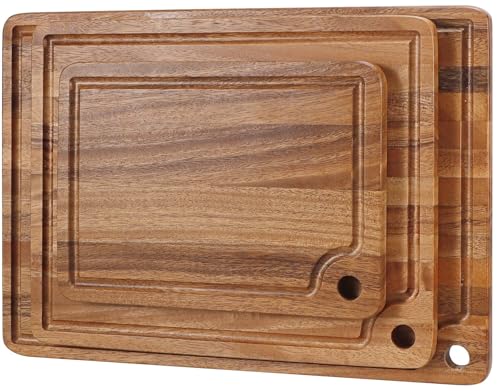 Caperci 3-Piece Acacia Cutting Board Set