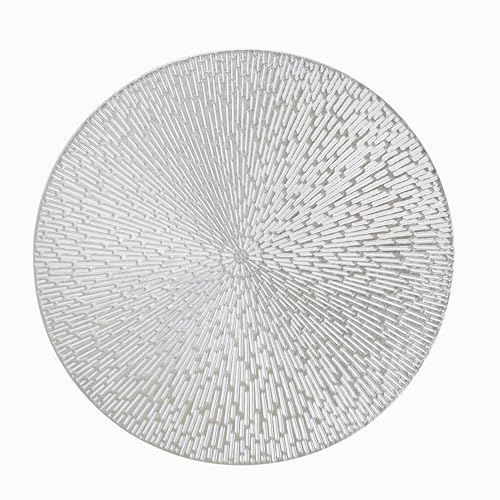 Snowkingdom Round Silver Placemats