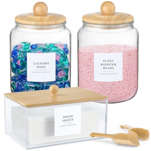 LANDNEOO Half Gallon Jars Set