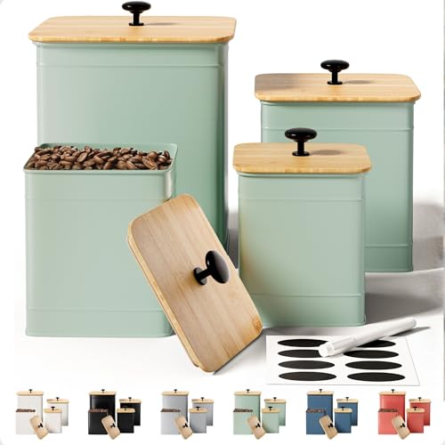 HB Design Co. 4-piece Sage Green Canister Set