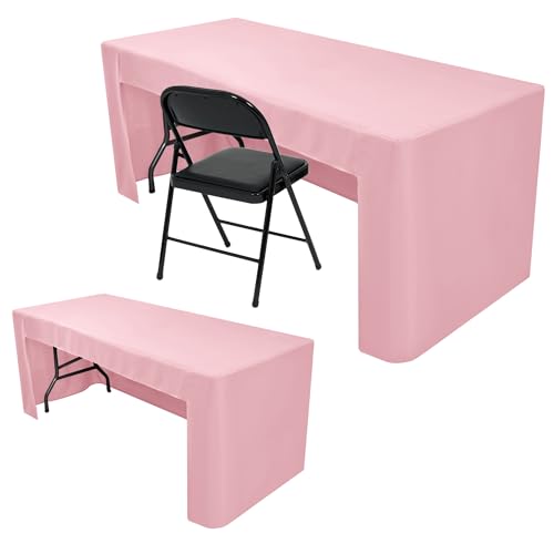 Nasitos 2 Pack Pink Fitted Tablecloth