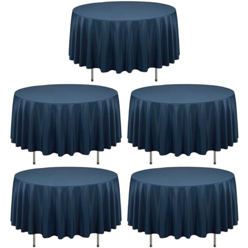 LTC LINENS 90 Inch Round Polyester