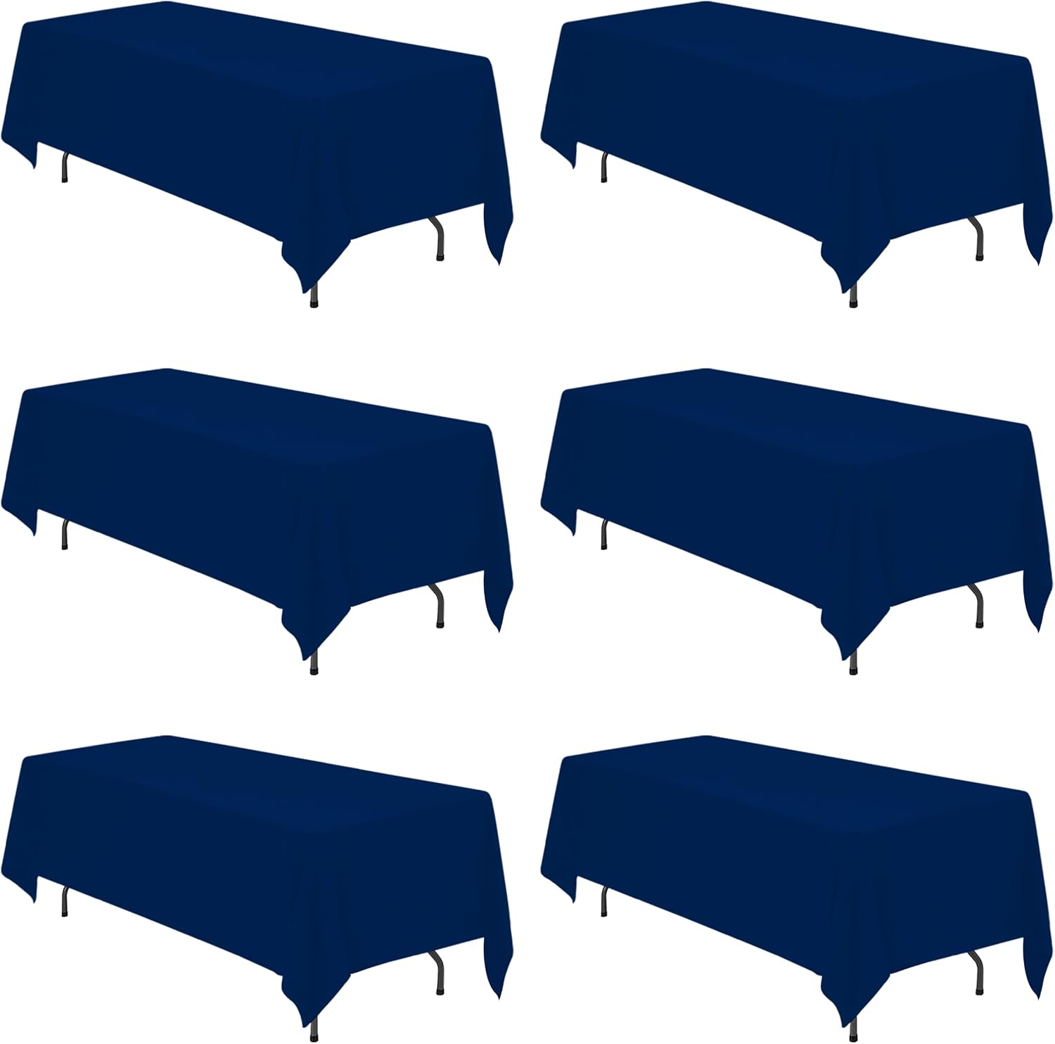BRILLMAX 6 Pack Navy Blue 70 x 120
