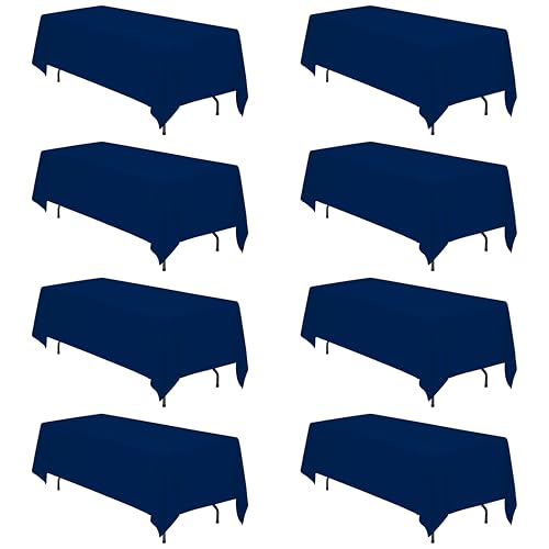 BRILLMAX 8 Pack Navy Blue 70 x 120 Inch
