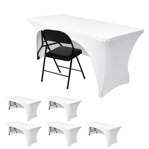 Nasitos 6 Pack Tablecloth for 8 Foot Tables