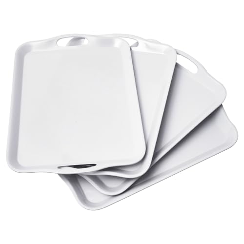 Blue Boat 4-Pack White Trays
