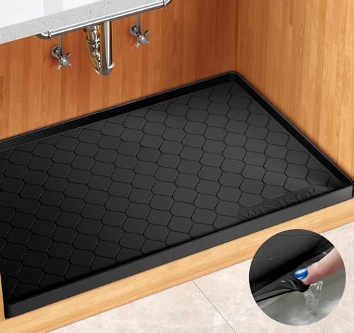 WINISOK Silicone Under Sink Mat 37x22