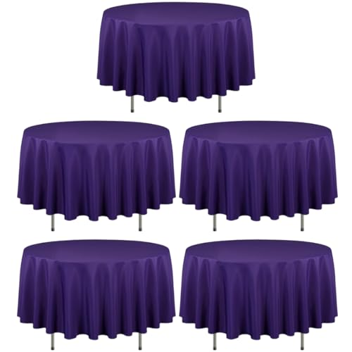 LTC LINENS 90" Round (Purple)