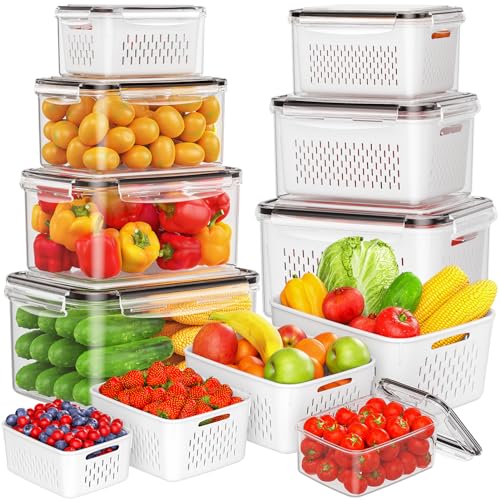 Winproper 8-Pack Fruit Storage Containers