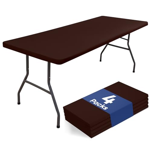homing 4 Packs 6 Foot Rectangle Table Cloth