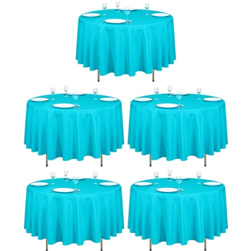 LTC LINENS 90" Round (Turquoise)