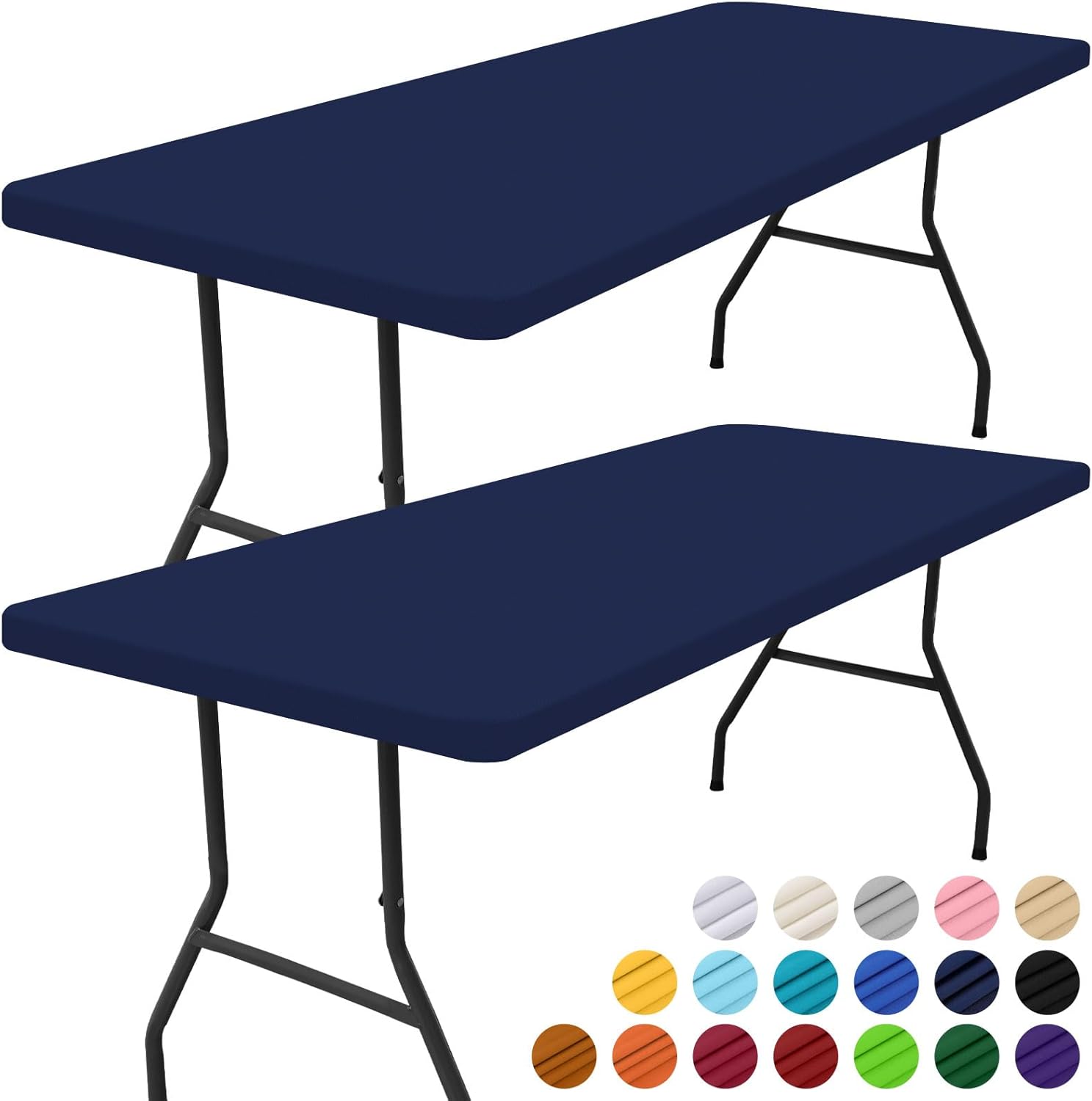Smiry Navy 30"x96" Fitted