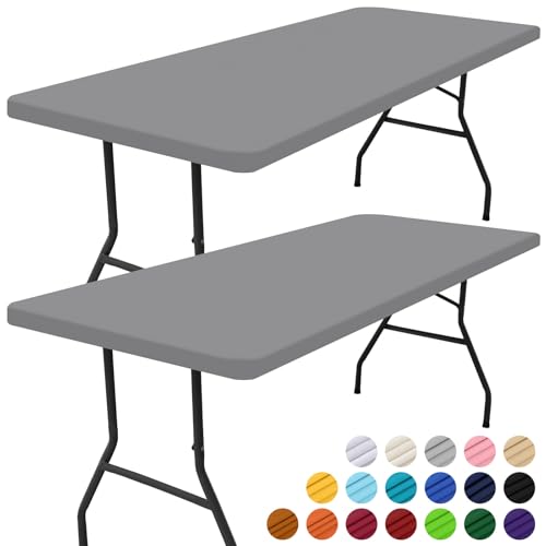 Smiry 2 Pack Rectangle Picnic Table Cloth