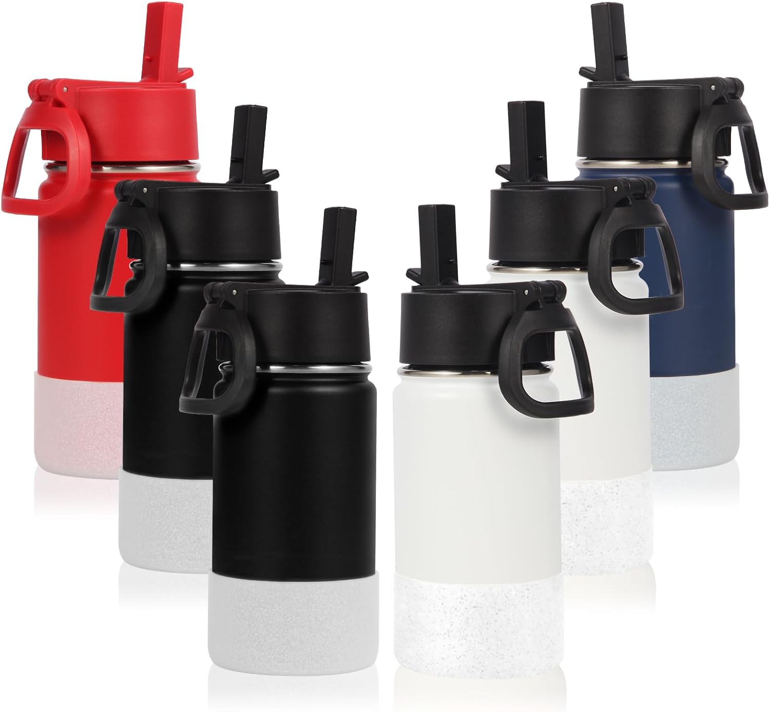 Volhoply 14oz KIds Water Bottle (Mix,6)