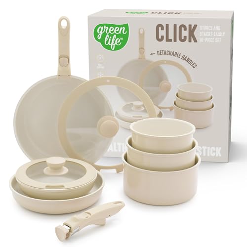 GreenLife 10 Piece Nonstick Pots & Pans Set