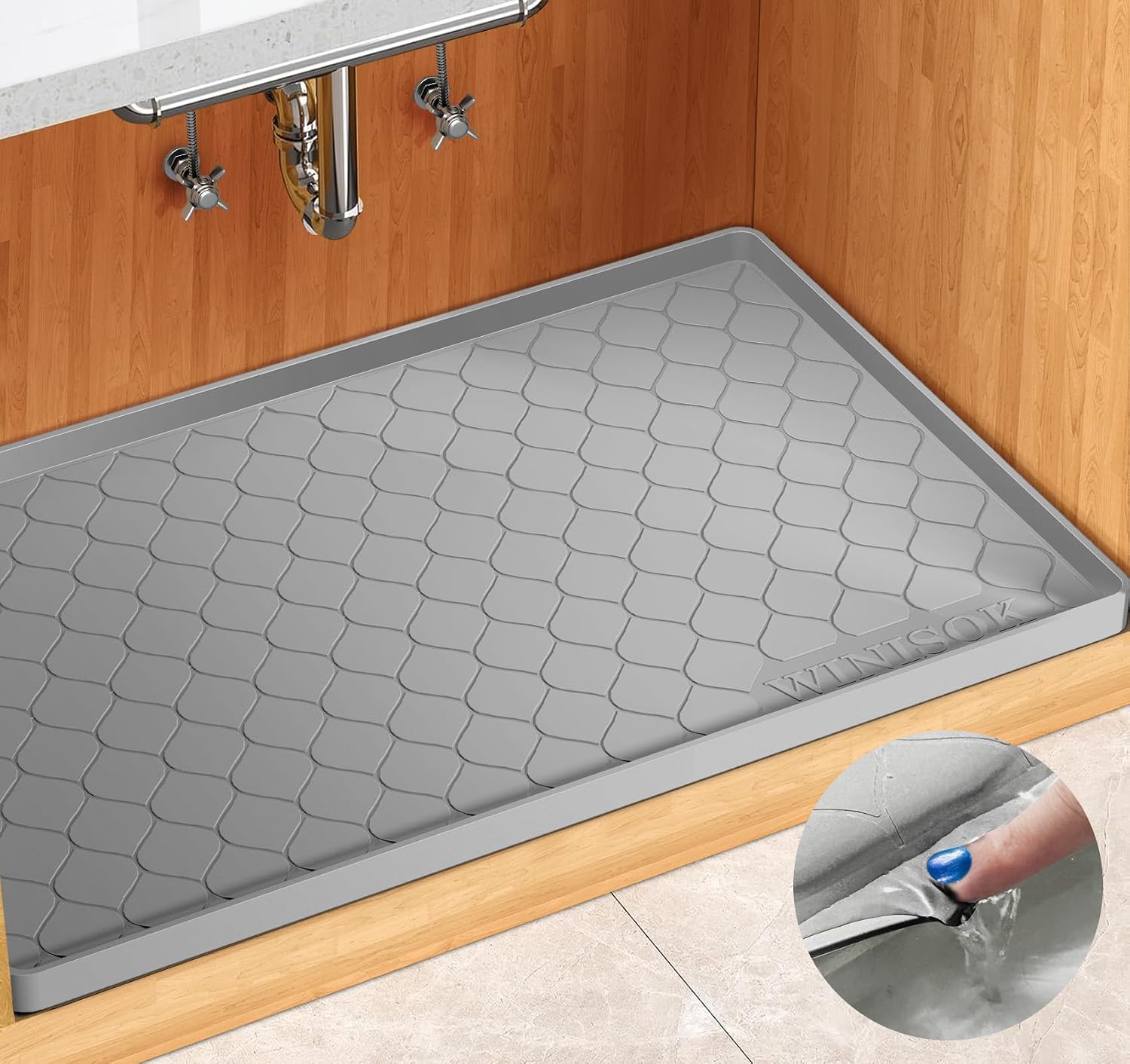 Winisok Silicone Under Sink Mat (28 x 19)