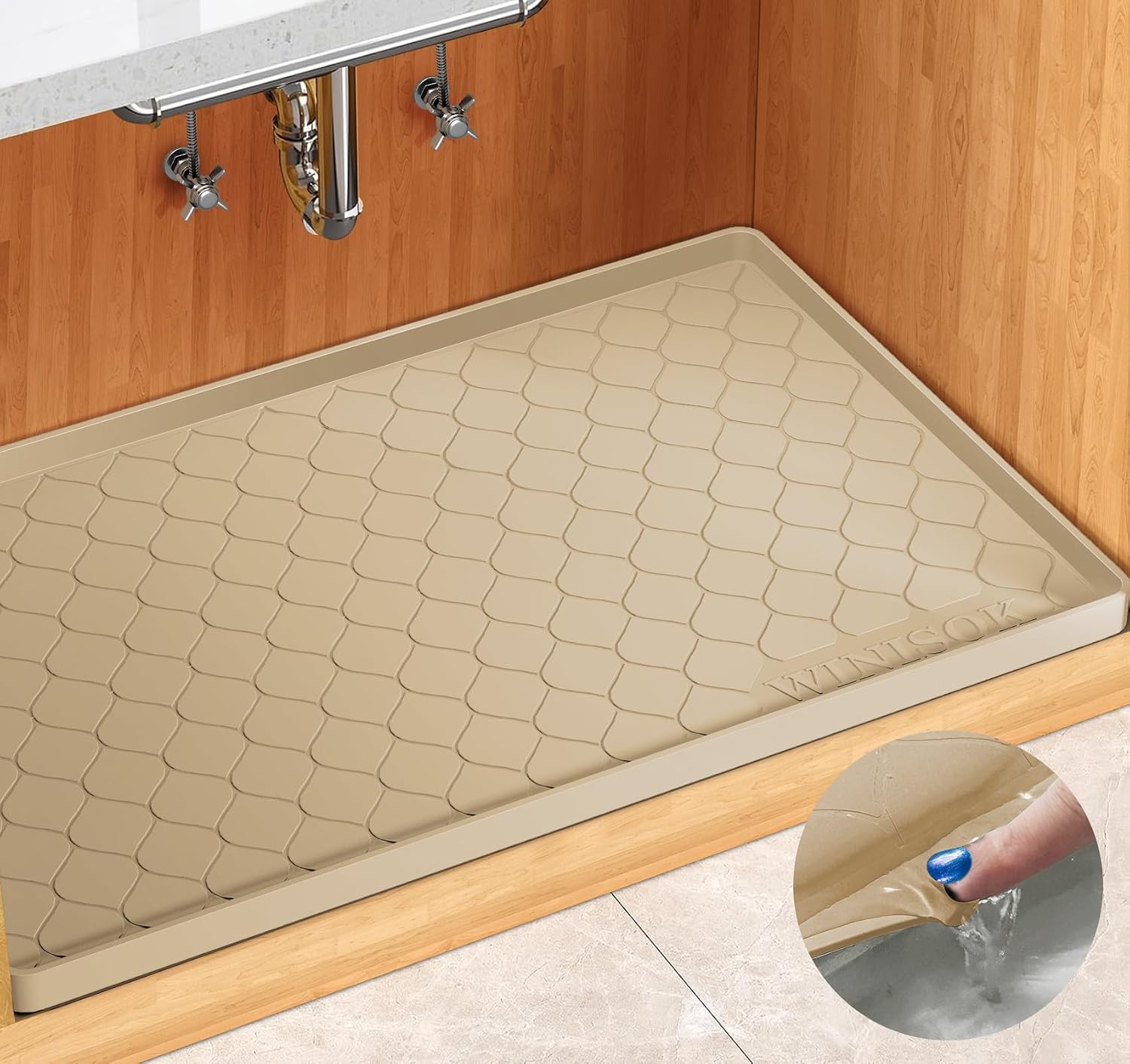 Winisok Silicone Under Sink Mat (31 x 22)