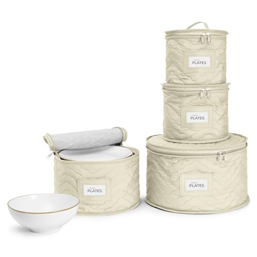 Sorbus Quilted China Storage Containers