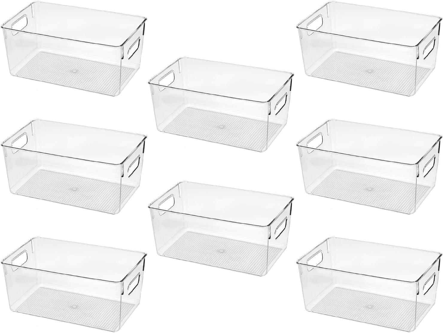 CONTROL KITCHEN Clear Plastic Storage Bins