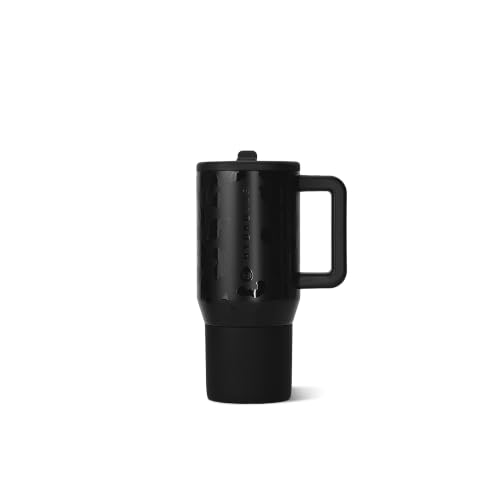 HydroJug Kids - 20 oz Insulated Kids Water Bottle with Flip Straw & Handle | Leak-Proof & Durable | Perfect for School, Sports, Lunch, Travel & Camp, Black Leopard