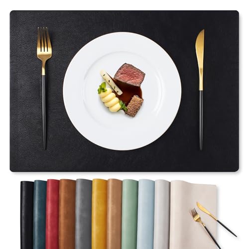 MOSAYT Vinyl Placemats (Black)