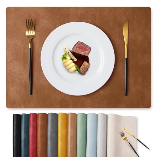 MOSAYT Vinyl Placemats Set of 8 (12 x 17)