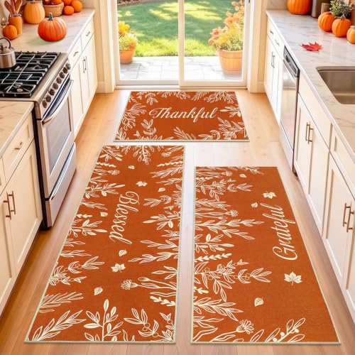Pauwer Pumpkin Truck Rug Set