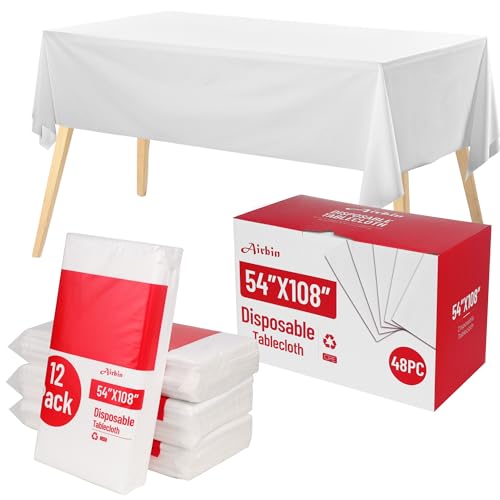 Airbin Plastic Table Cloth Disposable