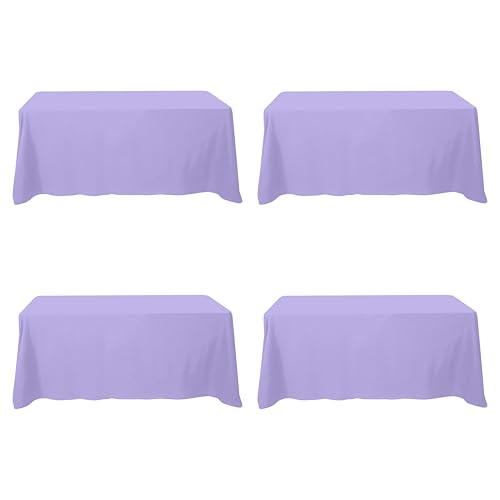 BRILLMAX 4 Pack Lavender Tablecloths
