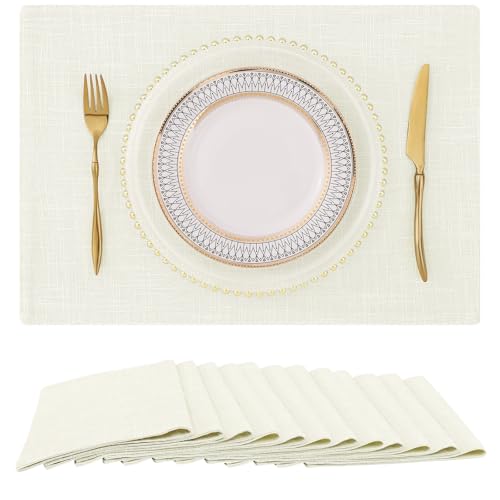 homing Cotton Linen Placemats (Cream)