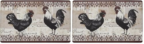 Anti-Fatigue Floor Comfort Mat - 18 x 30 Inch (Rooster)