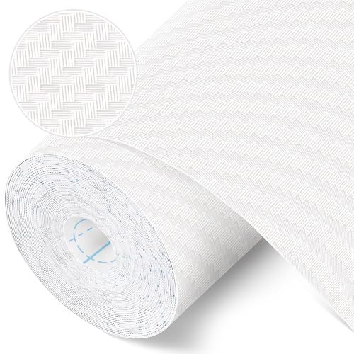 ChiKiner Self-Adhesive Shelf Liner (White)