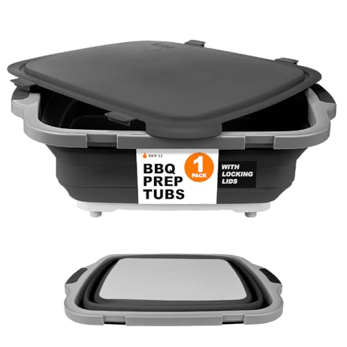 Drip EZ Collapsible BBQ Prep Tub - OG - Black