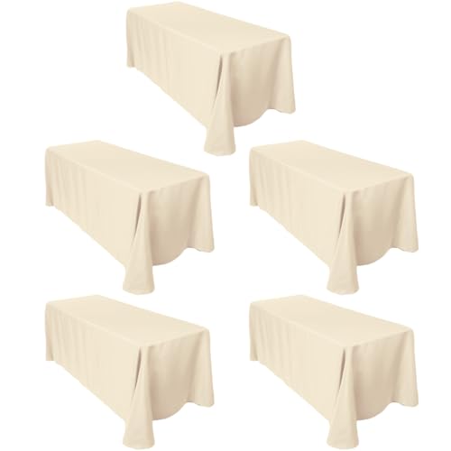 LTC LINENS 90 x 132 Polyester (5-Pack)