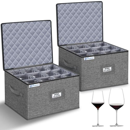 punemi Wine Glass Storage Box