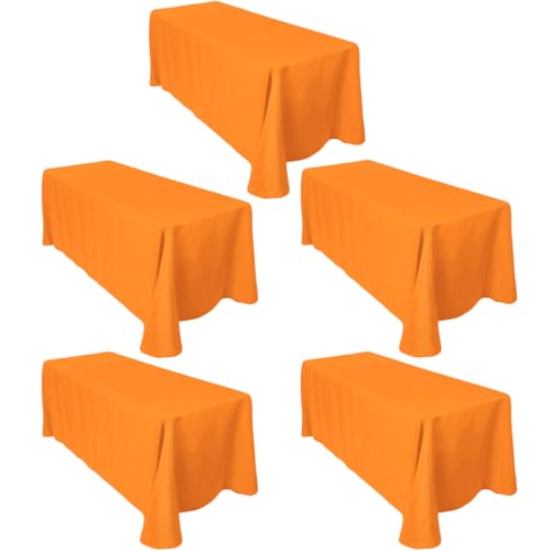 LTC LINENS 90 x 132 Inch Orange