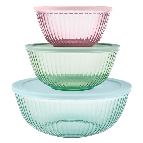Pyrex Colors Tinted 3-Pack Mixing Bowls