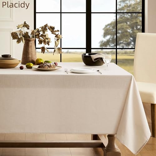 Placidy Extra Large Nature Faux Linen