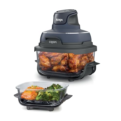 Ninja Crispi 4-in-1 Portable Glass Air Fryer (4QT & 6-cup)