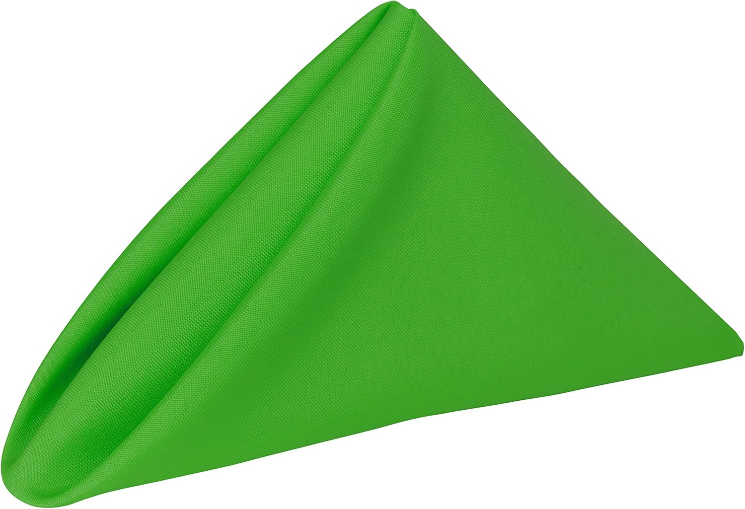 Ultimate Textile Cloth Napkins Bulk Set 17x17in Polyester Washable Square Dinner Napkins for Wedding Party Events Machine Washable Stain Resistant - Kelly, 17" X 17" (Set of 36)