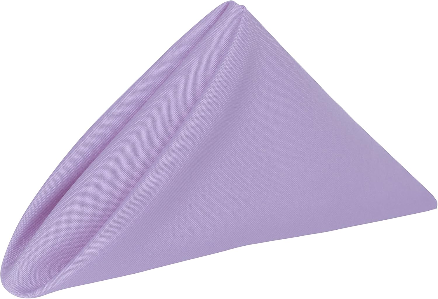 Ultimate Textile Cloth Napkins Bulk Set 17x17in Polyester Washable Square Dinner Napkins for Wedding Party Events Machine Washable Stain Resistant - Lilac, 17" X 17" (Set of 36)