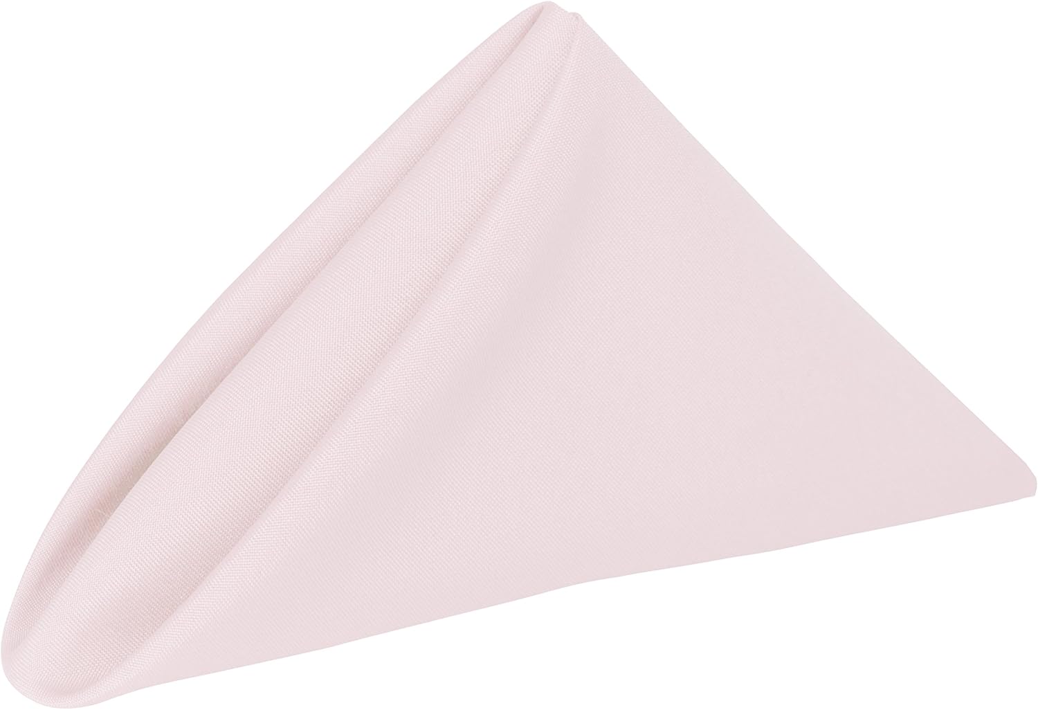 Ultimate Textile Cloth Napkins Bulk Set 17x17in Polyester Washable Square Dinner Napkins for Wedding Party Events Machine Washable Stain Resistant - Ice Pink, 17" X 17" (Set of 36)