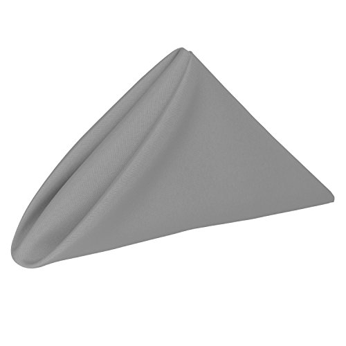 Ultimate Textile 17x17in Polyester (Silver, 36)