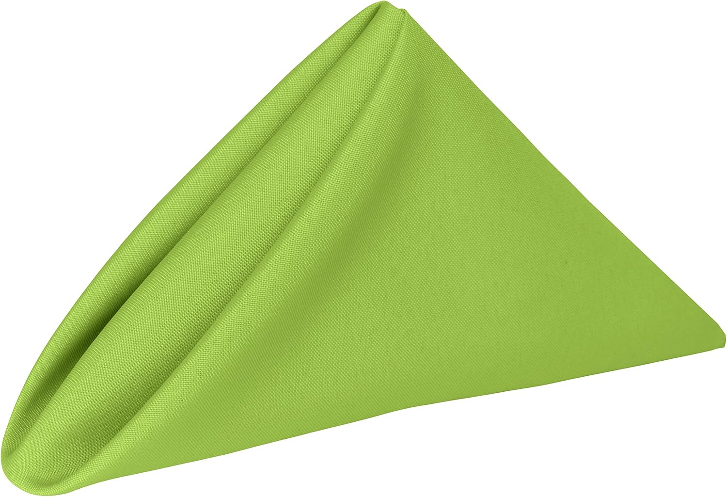 Ultimate Textile Cloth Napkins Bulk Set 17x17in Polyester Washable Square Dinner Napkins for Wedding Party Events Machine Washable Stain Resistant - Lime, 17" X 17" (Set of 36)